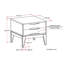 Table de bout moderne