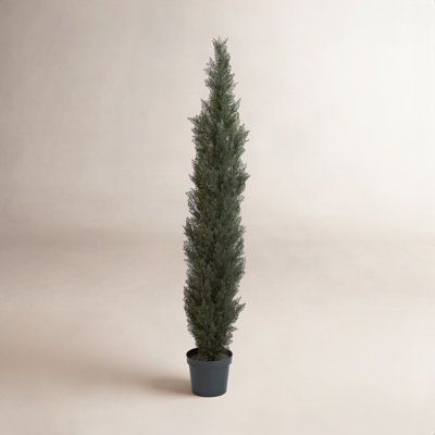 Faux Cedar Tree in Planter