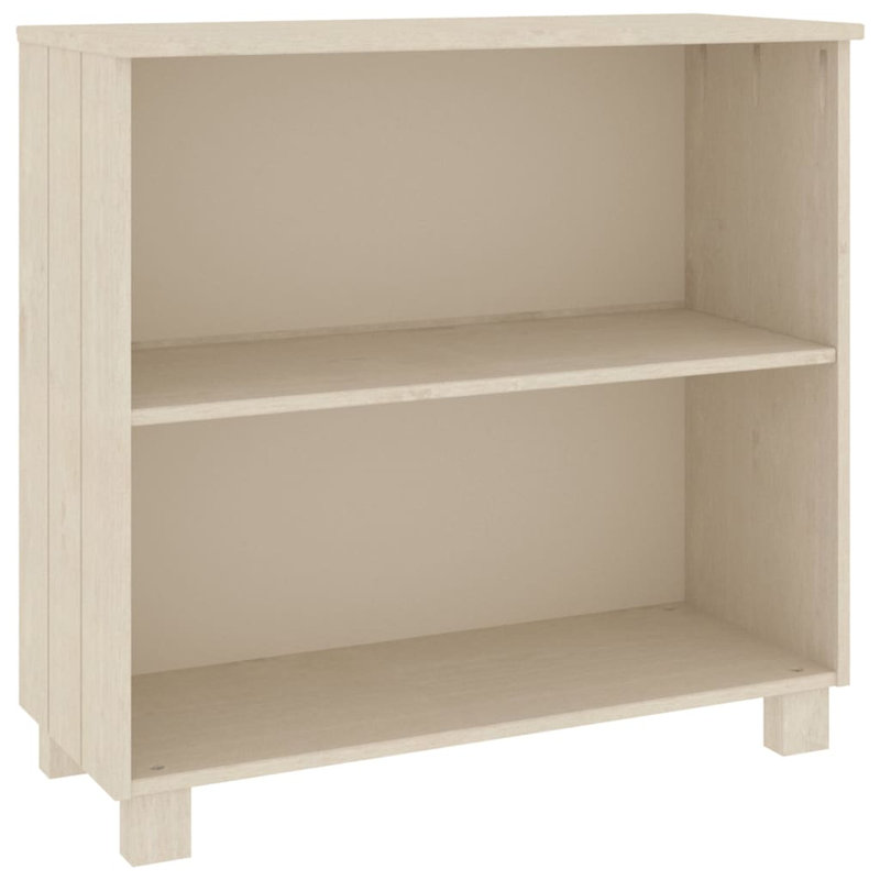 Lanishia 80cm H x 85cm W Bookcase, Honey Brown