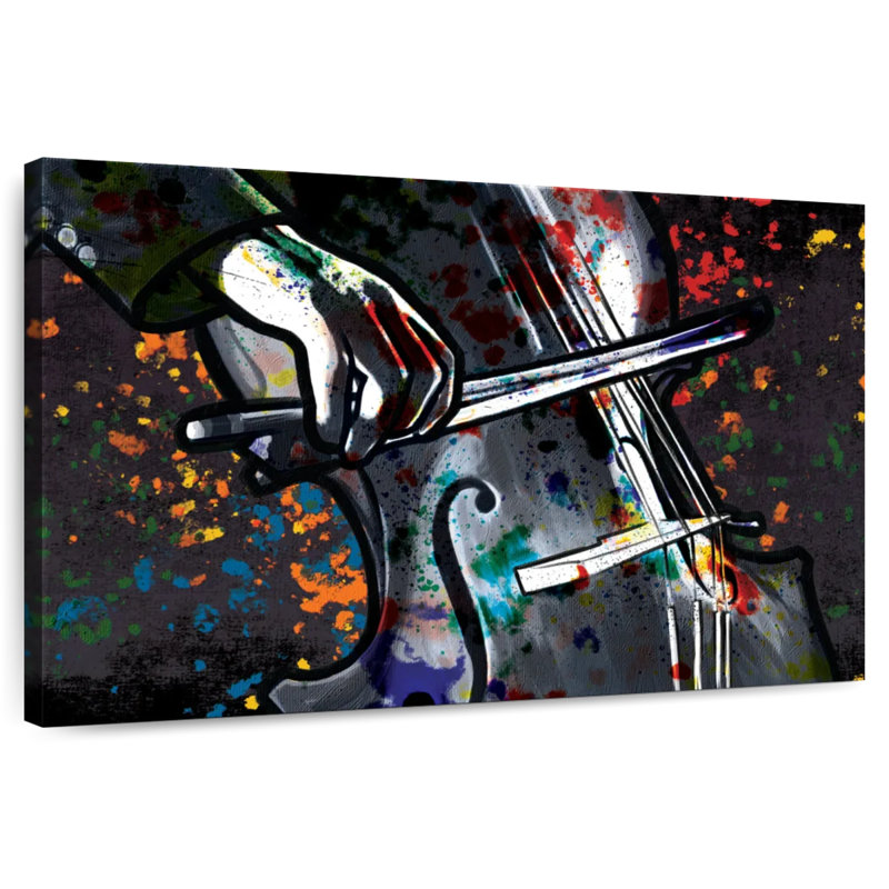 Abarca Cello Splash of Color, H 20 po x l 30 po