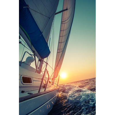 Sail Boat  Wrapped Canvas Print