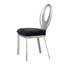Microfibre et chaises d'appoint en métal
