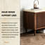 Banc à chaussures à lattes en bois massif 39,37 po Modern-822757655