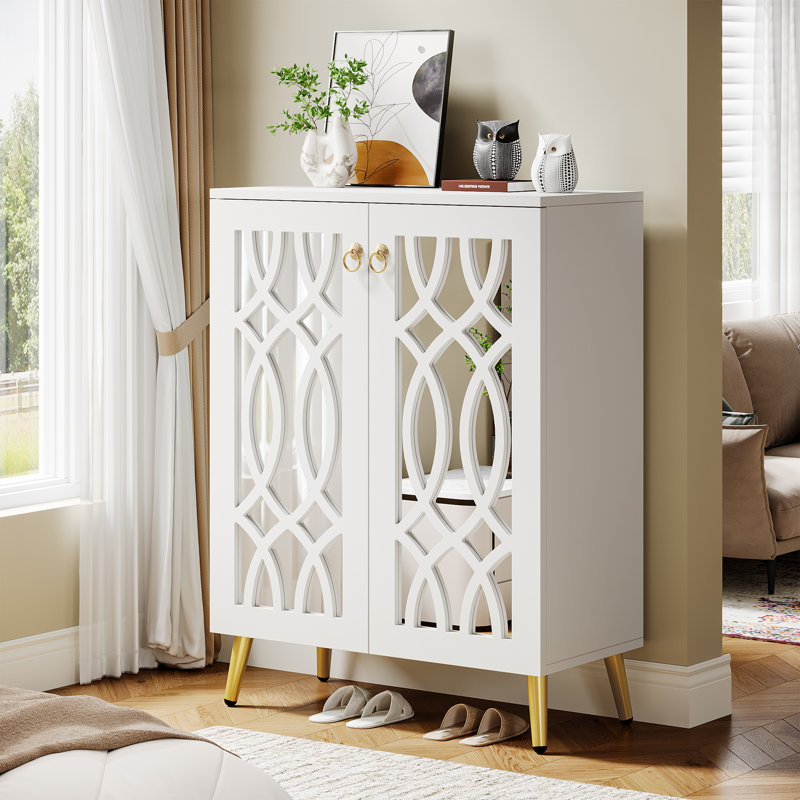 24 Pair Shoe Storage Cabinet
