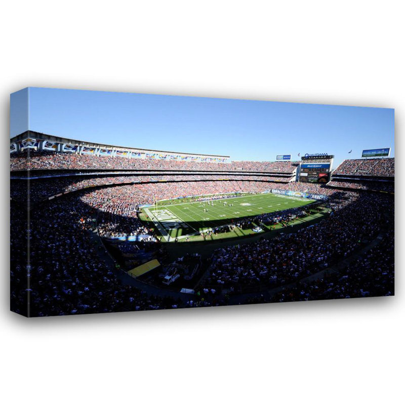 Qualcomm Stadium, 15" H x 24" W
