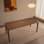 Ash Rectangular Solid Wood Top with Solid Wood Base Dining Table