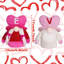 4 pièces de la Saint-Valentin sans visage LOVE Doll