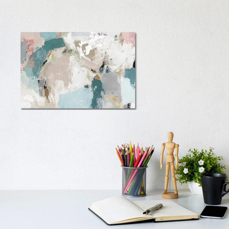 In The Heart Of Movement by Isabelle Z - Painting on Canvas, Wrapped Canvas, 20.32 cm H x 30.48 cm W