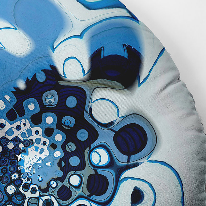 Coussin de sol touffeté Summer Design Splash, 30 po x 30 po