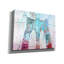 «Brooklyn Bridge in Blue and Red» par Irena Orlov, art mural sur toile-1221000807