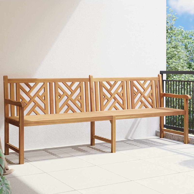 Solid Wood Outdoor Bench