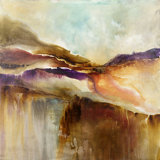 Red Desert Vista Print by Jennifer Hollack Raboin