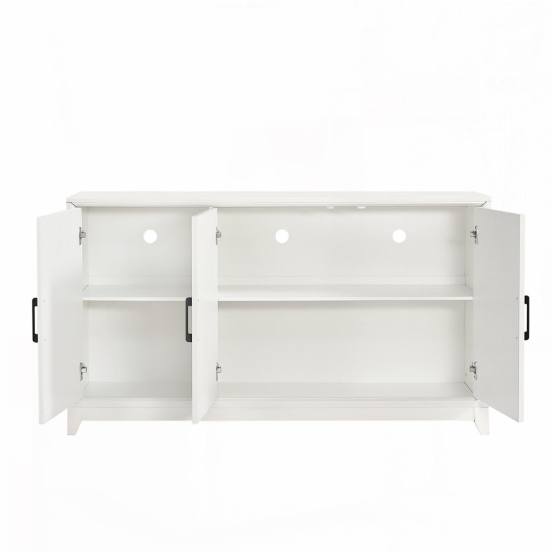 Buffet 59 "Mid-Century, Blanc / Blanc