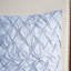 8 Piece Cotton Comforter Queen Blue - Shabby Chic Theme With Floral Embroidery, , , Includes 1 Comforter, 2 Euro Shams, 3 Decorative Pillows, Bed Skirt, Machine Washable Bedding Accessories Printed