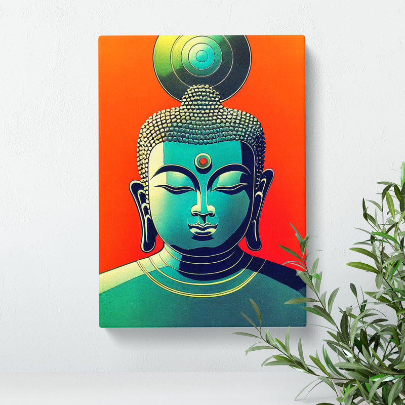 Wonderful Buddha - Wrapped Canvas, 50cm H x 35cm W x 3cm D