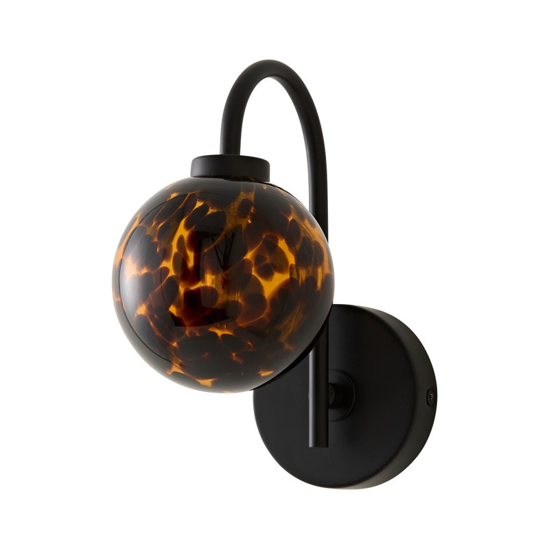 Wall Sconce, Matte Black, No