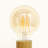 Euzelia 20'' Gold, Metal Mesh Shade, Floral Table Lamp with Glass LED Bulb
