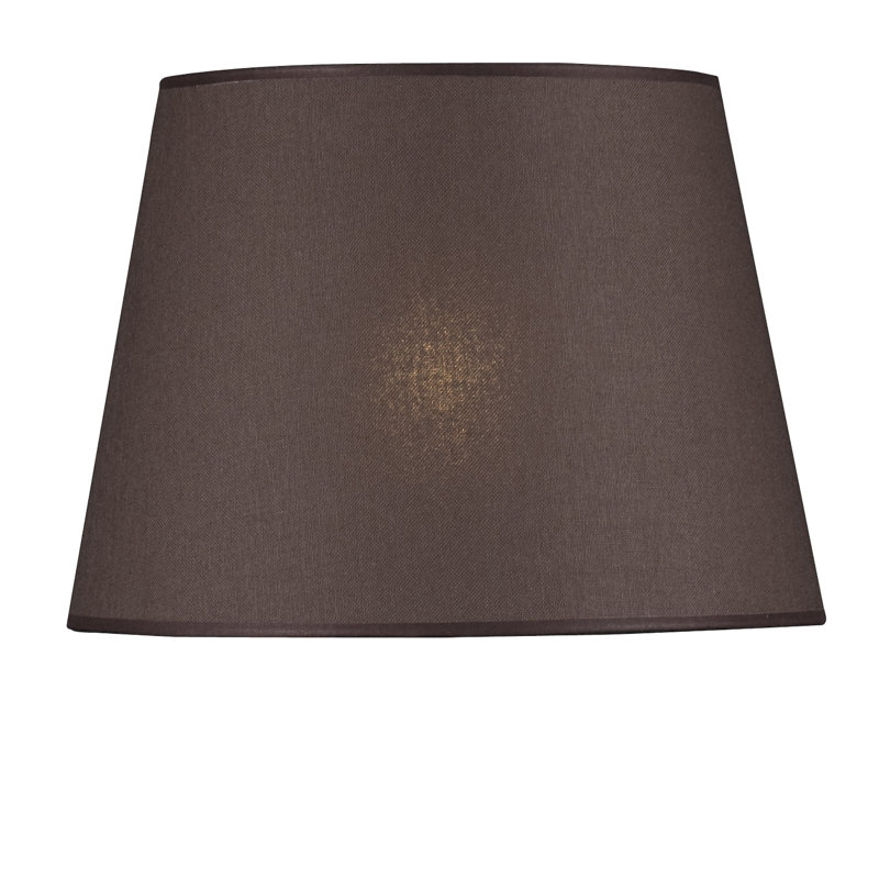 Ralls 22cm H Cotton Empire Lamp Shade, Taupe Grey