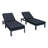Outdoor Metal Chaise Lounge , Cushion Included-71482831
