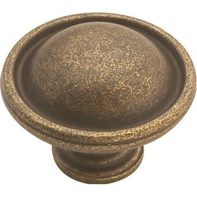 (Paquet de 5) Bouton de quincaillerie Hickory de 1-3 / 8 po antique