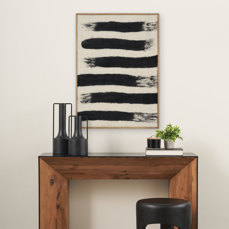 Art encadré en laine Rollins, 26.0L x 36.0H