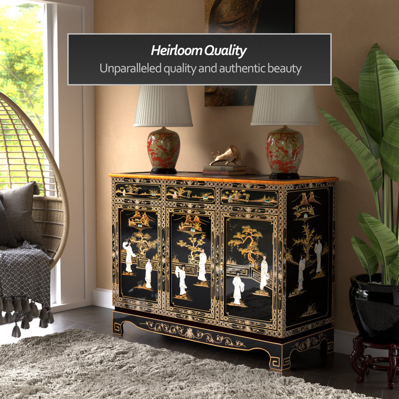 Black Lacquer Sideboard - Royal Ladies
