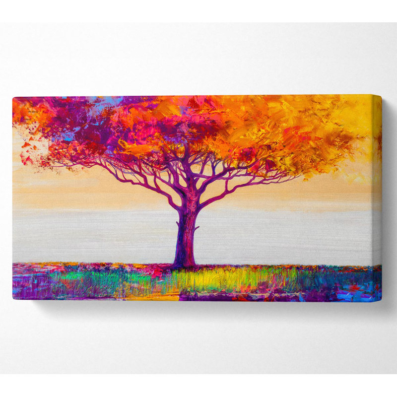 The Orange Tree Paradise - Wrapped Canvas Print, 40.6cm H x 81.3cm W