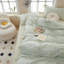 Ensemble de housse de couette en coton multicolore à volants-109792757-109792749