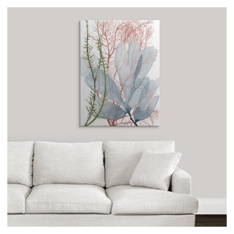 «Seaweed Flow I» par Grace Popp, impression, H 48 po x l 36 po x P 1,5 po, Toile