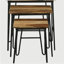 Ensemble de 3 tables gigognes avec pieds en épingle à cheveux