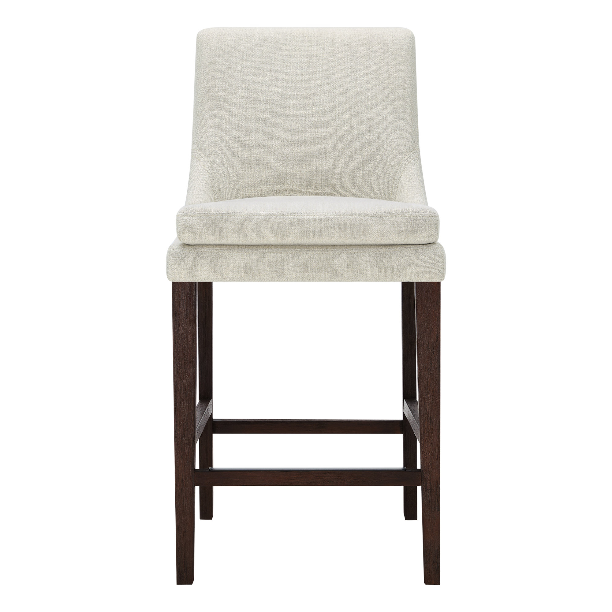 Niara Upholstered Counter & Bar Stool, Effie Linen Performance Linen, Counter Stool (26” Seat Height)