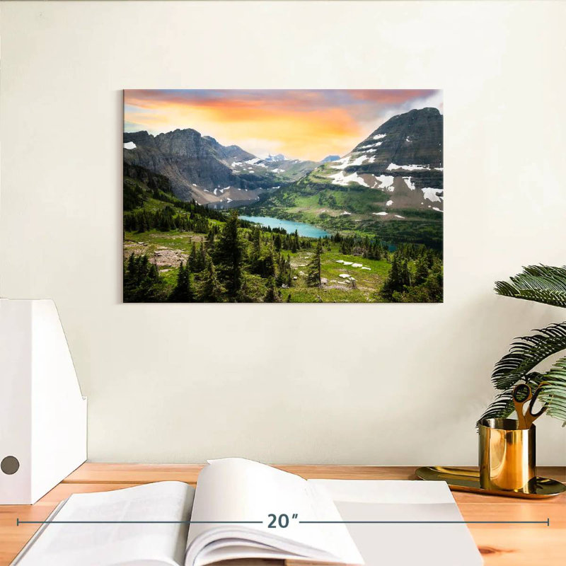 Alvord Glacier National Park View, 8" H x 12" W