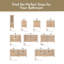22 po. Armoire de rangement en chêne naturel vieilli pour salle de bain et salon-2032034363-2032034362