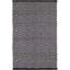 Diamond Black/Ivory Handwoven Indoor/Outdoor Rug-4409583