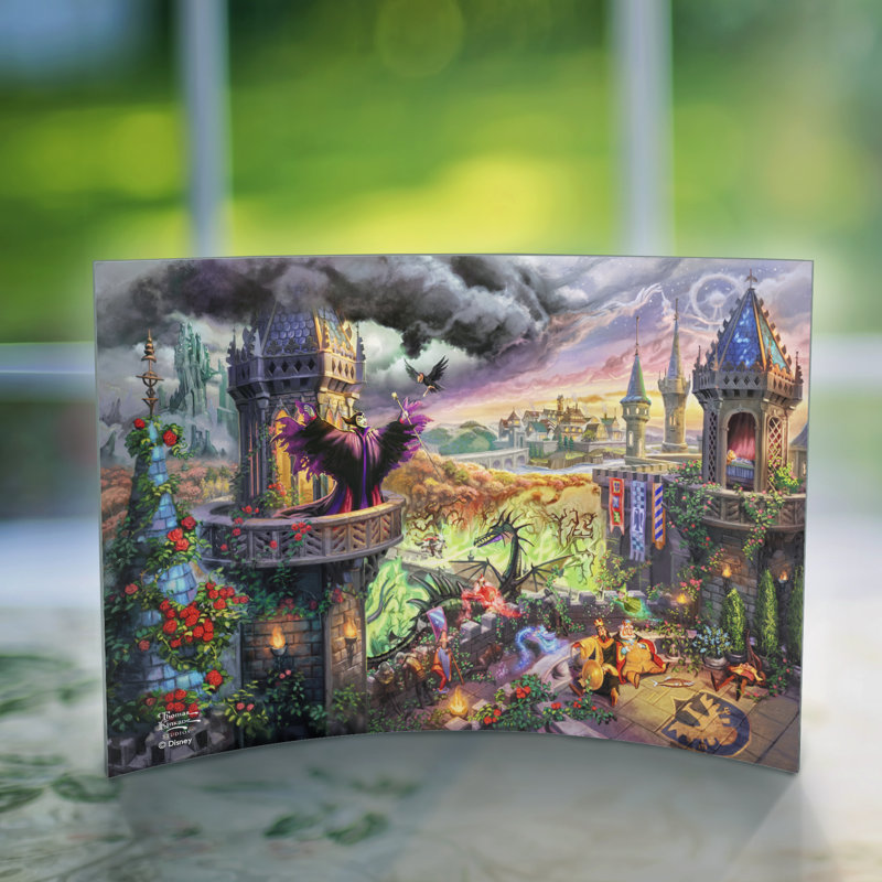 Disney (Maleficent) Curved Acrylic Print