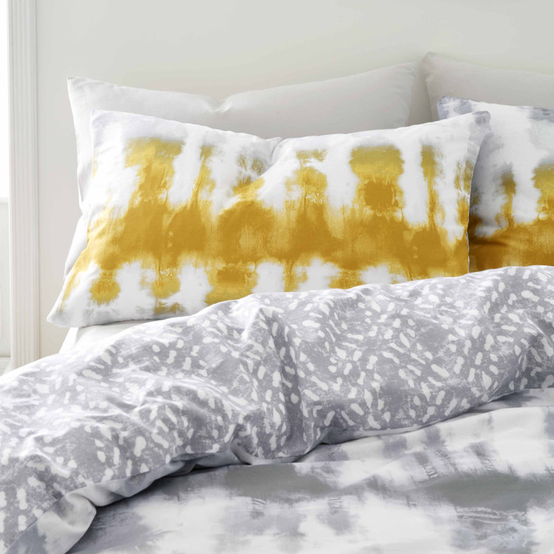 Hermosa Tie Dye Cotton Duvet Cover Set, Single Duvet Cover + 1 Standard Pillowcase