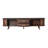 Mid-century Modern Tv Stand For 80 Inch Tvs, Dark Brown Entertainment Center With Storage, 70.8 X 15.5 X 18.1 Inches