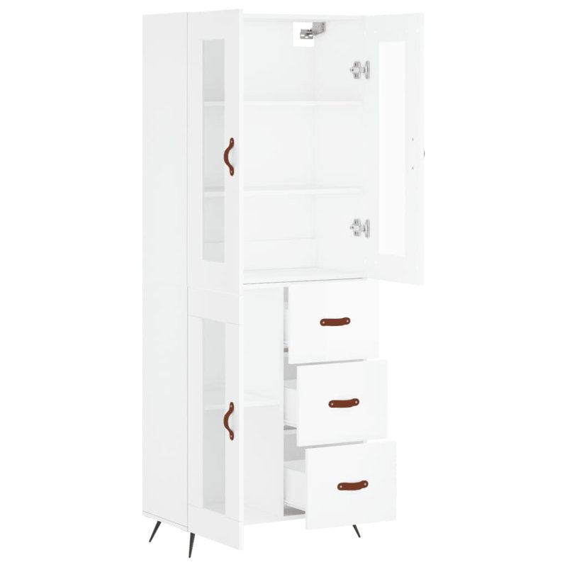 Coveney 69.5cm Sideboard, White
