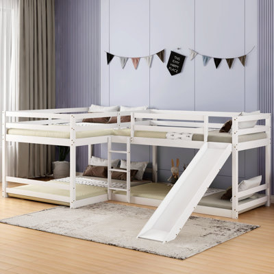 Griglik Twin & Full L-Shaped Bunk Beds by Harriet Bee