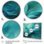 Turquoise Tranquility V - paysages abstraits, impressions sur toile-2131226313-2102498514-2102498511