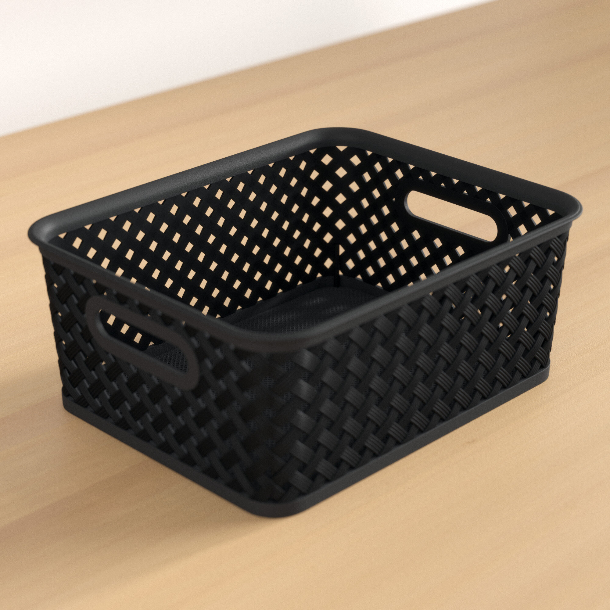 Collapsible Laundry Basket Ebern Designs Color: Black