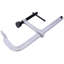 Pince en F robuste, coussin pivotant amovible, pince en F à gorge profonde 5-1 / 2 po, pince à barre robuste pour le soudage, 12 po x 5 1/2 po, paquet de 4 pièces