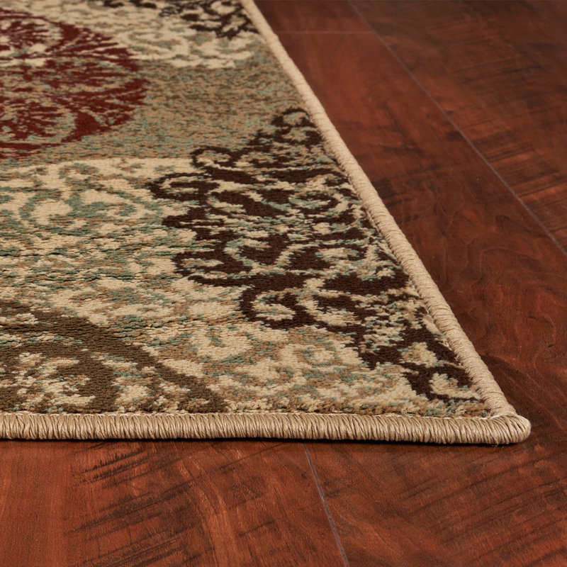 2' X 8' Sand Polypropylene Runner Rug
