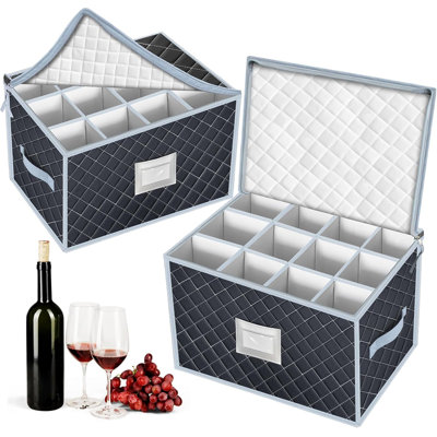 Fabric Stemware Storage
