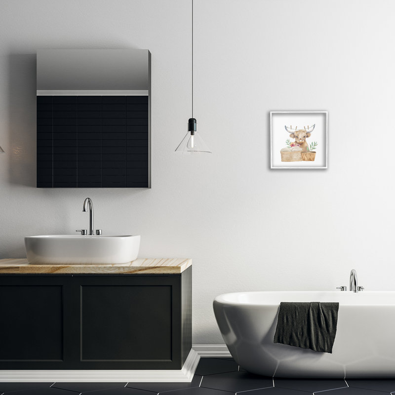 Blanchisserie «Baby Day», giclée encadrée, design par Kim Allen, H 12 po x l 12 po