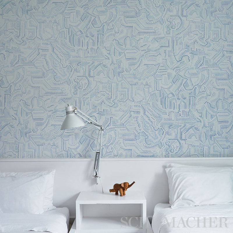 Galina Wallpaper, Blue