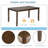 Wooden Dining Rectangular Table, Kitchen Table For Small Space, 4 Person Dining Tableonly THE Table