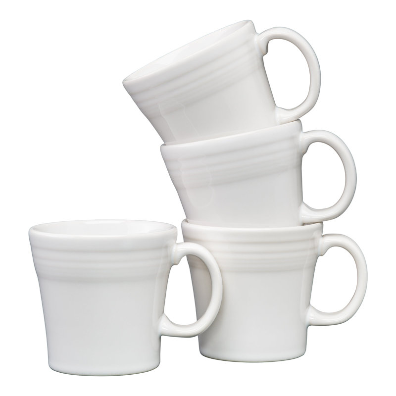Ensemble de 4 tasses effilées Fiesta White 15 oz