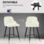 Swivel Velvet Upholstered Counter & Bar Stool With Solid Metal Frame-1921254708-1929667204