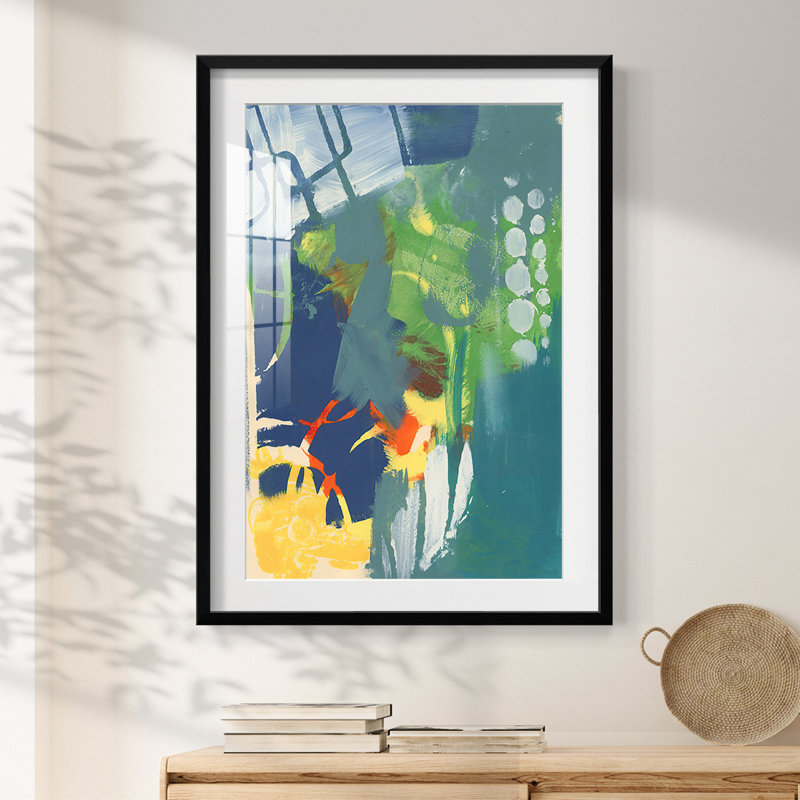 Tropical graphiques III - impression encadrée, H 25,5 po x l 17,5 po, Noir
